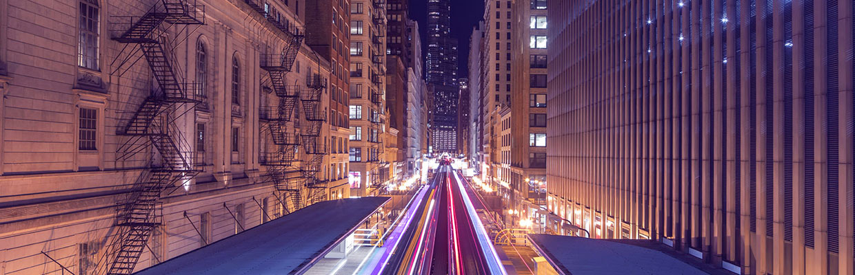 Road at night